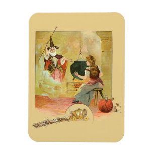 Aschenputtel und ihre Fee Tante Magnet