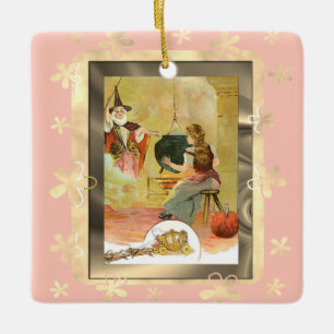 Aschenputtel und ihre Mutter Gottes Keramikornament