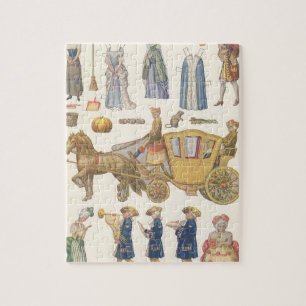 Aschenputtel, Vintage viktorianische Papierspielze