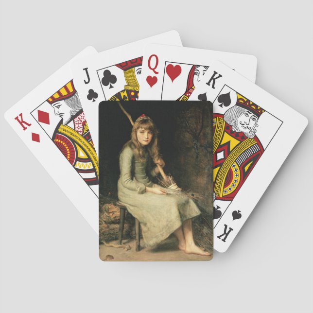 Aschenputtel (von John Everett Millais) Spielkarten (Rückseite)