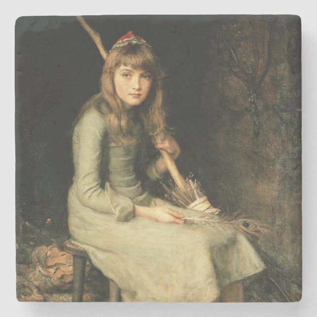 Aschenputtel (von John Everett Millais) Steinuntersetzer (Vorderseite)