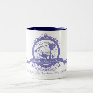 Aschenputtels Reinigungs-Service Zweifarbige Tasse