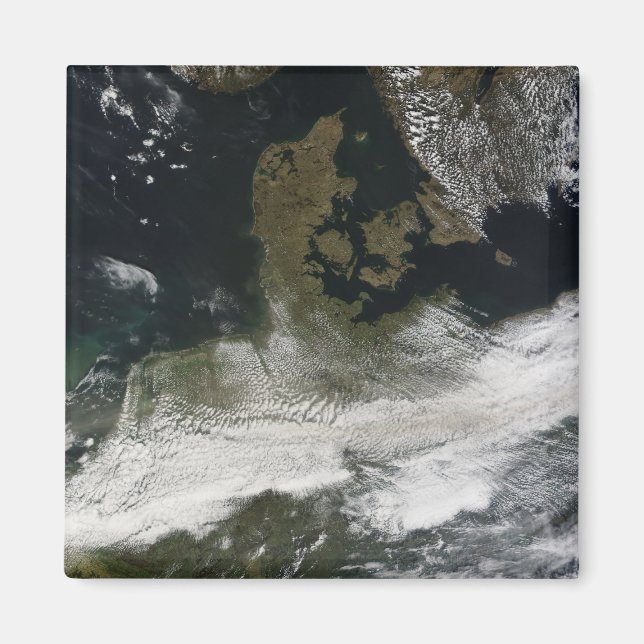 Aschewolke vom Vulkan 2 Magnet (Vorne)