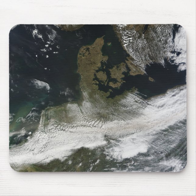 Aschewolke vom Vulkan 2 Mousepad (Vorne)