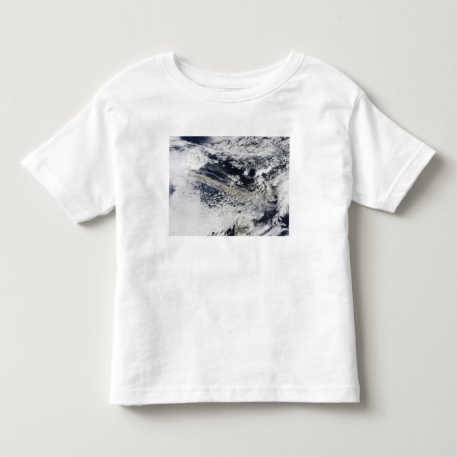 Aschewolke vom Vulkan Eyjafjallajokull Kleinkind T-shirt (Vorderseite)