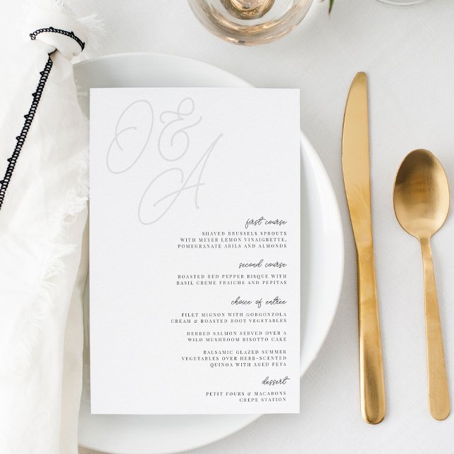 Aschfarben | Script Watermark Monogram Wedding (Von Creator hochgeladen)