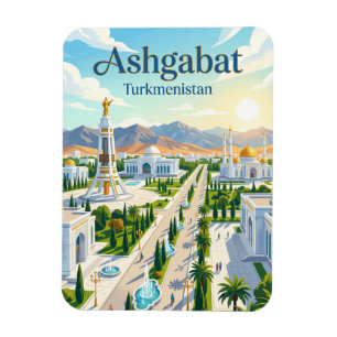 Aschgabat Turkmenistan Magnet