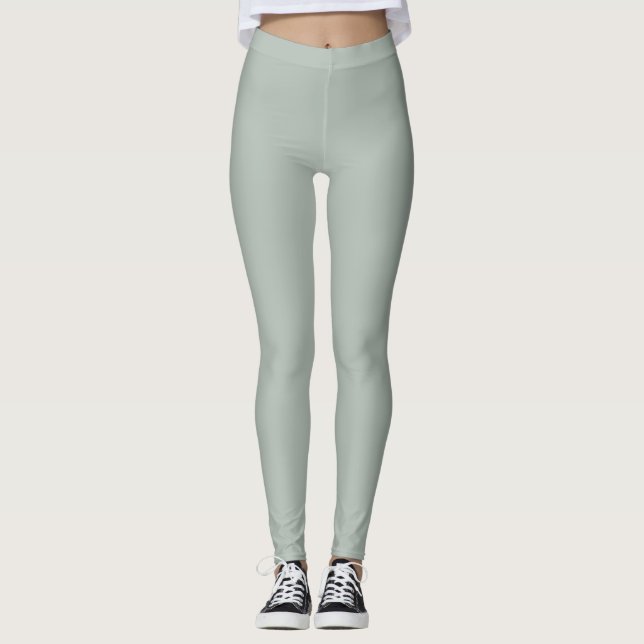 Aschgrau Leggings (Vorderseite)