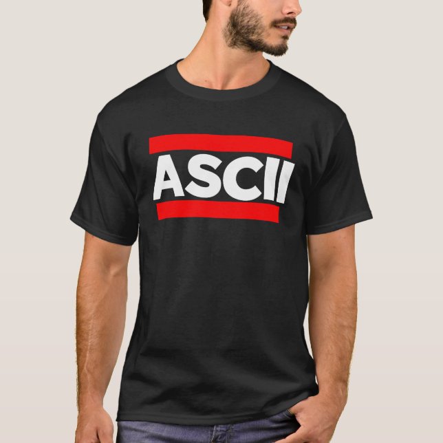 ASCII - Amerikanischer Standardcode für Informatio T-Shirt (Vorderseite)