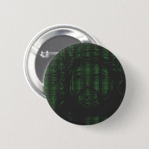 ASCII-Art Jesus Dornenkrone Johannes 19:30 Button