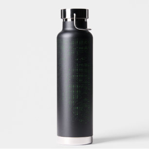 ASCII Art Jesus Dornenkrone Johannes 19:30 Trinkflasche