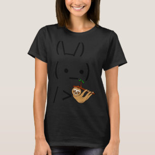 Ascii Bunny Rabbit Holend T-Shirt