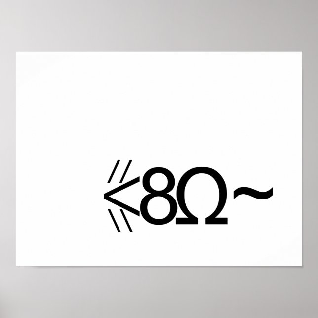 ASCII-Maus Poster (Vorne)