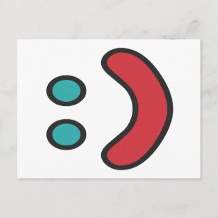 Ascii Smile Postkarte