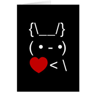 ASCII Text Art Bunny Rabbit Mitnehmen