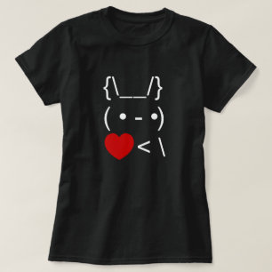 ASCII Text Art Bunny Rabbit Mitnehmen T-Shirt