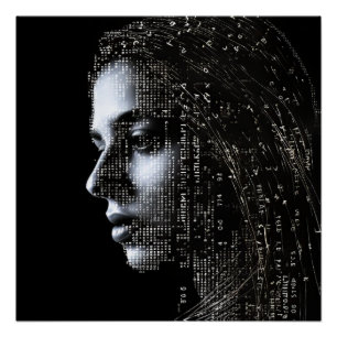 ASCII-Wissenschaftlerin Poster