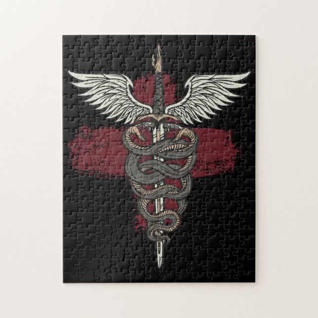 Asclepius griechische Mythologie Medizin Gott Schl (Vertikal)