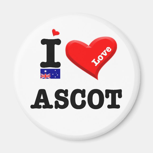 ASCOT - I LIEBE MAGNET (Vorne)