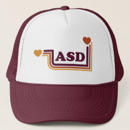 ASD Liebe Retro Trucker Hat Truckerkappe