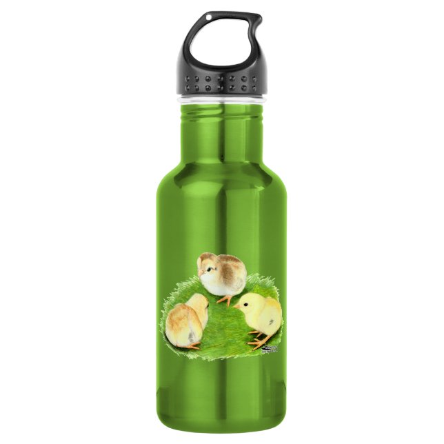 Aseel Wheaten Chicks Trinkflasche (Vorderseite)