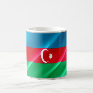 Aserbaidschan - Flag Wave - Kaffeetasse