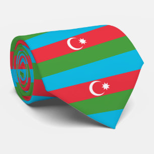 Aserbaidschan-Flagge Krawatte