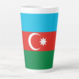 Aserbaidschan-Flagge Milchtasse