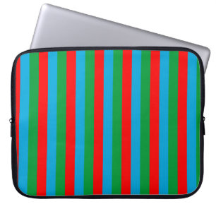Aserbaidschan-Flagge Streifen Land Symbol Muster r Laptopschutzhülle