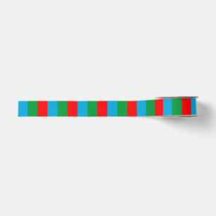 Aserbaidschan-Flagge Streifen Land Symbol Muster r Ripsband