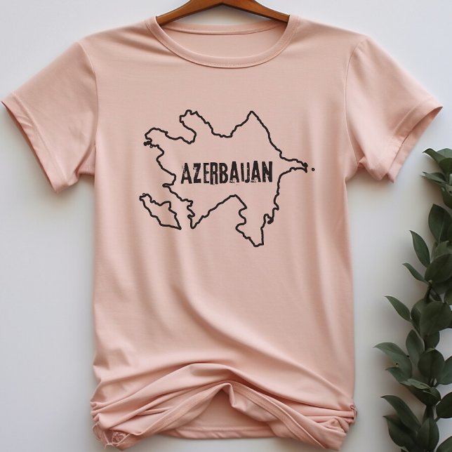 Aserbaidschan Landkarte Shirt Aserbaidschanischer  (Von Creator hochgeladen)