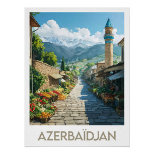 Aserbaidschan-Plakat Poster
