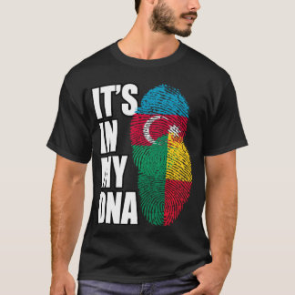Aserbaidschan und Beninese-DNA-Fahne T-Shirt