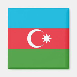 Aserbaidschanische Flagge (Aserbaidschan) Magnet