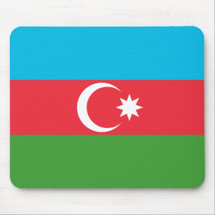 aserbaidschanische Flagge (Aserbaidschan) Mousepad