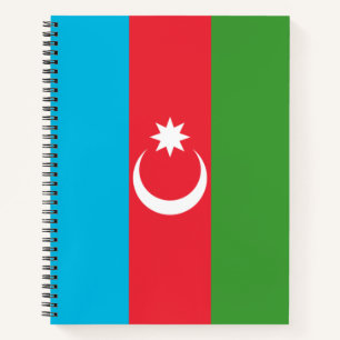aserbaidschanische Flagge (Aserbaidschan) Notizbuch