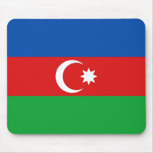 Aserbaidschanische Flagge Mousepad