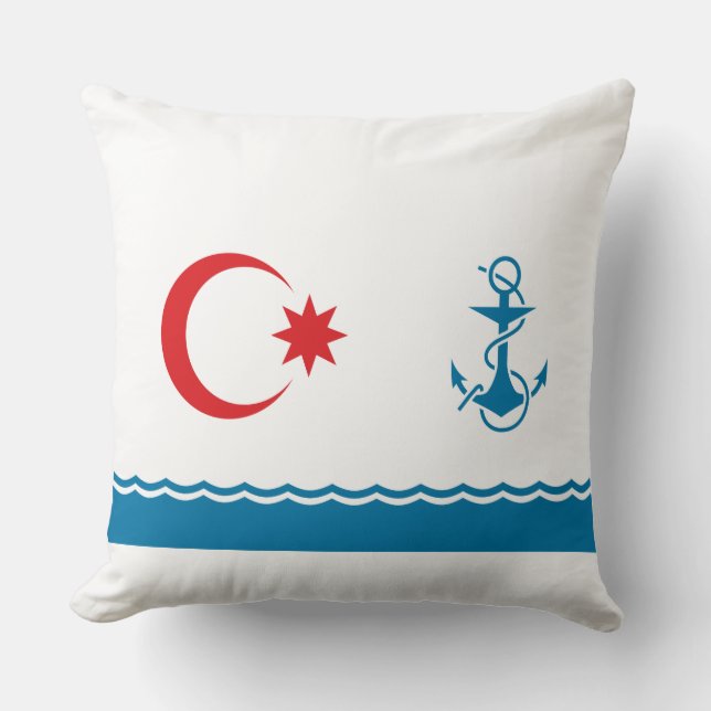 Aserbaidschanische Marine Kissen (Vorderseite)