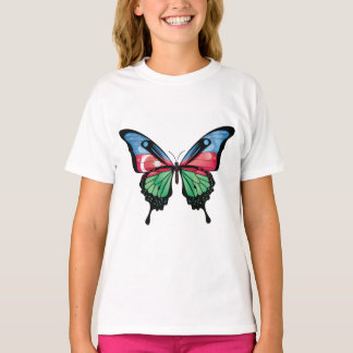 Aserbaidschanischer Frack-Schmetterlingsflagge T-Shirt