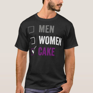 Asexual, anstatt Cake Ace Asexual Pride LGBTIA ess T-Shirt