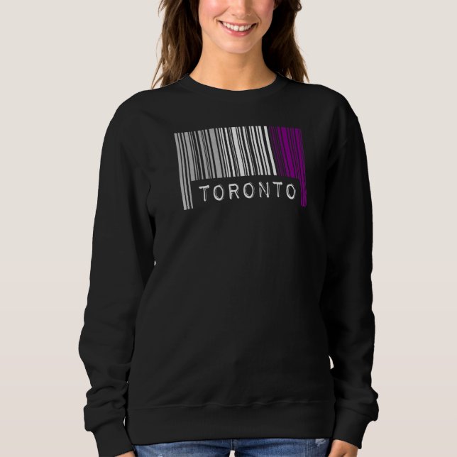 Asexual Barcode Prix Toronto Canada Niedlich Ace A Sweatshirt (Vorderseite)