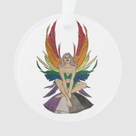 Asexual Faerie Ornament