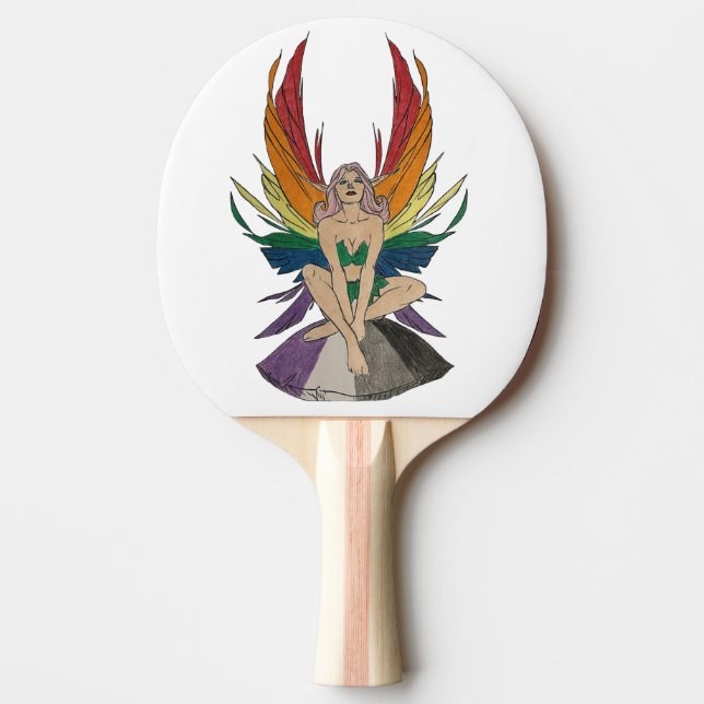 Asexual Faerie Tischtennis Schläger (Vorderseite)
