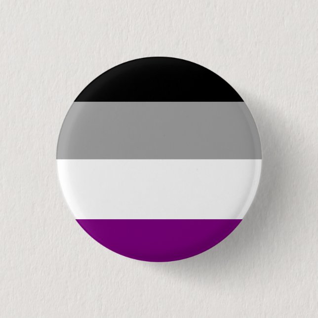 Asexual Flag Button (Vorderseite)