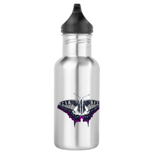 Asexual Flag Frack Butterfly Edelstahlflasche