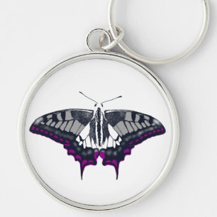 Asexual Flag Frack Butterfly Schlüsselanhänger