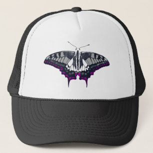 Asexual Flag Frack Butterfly Truckerkappe
