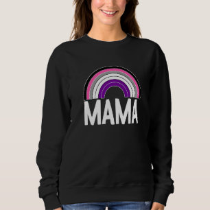 Asexual Mama Rainbow Lgbt Q Cool Ace Prilag Co Sweatshirt