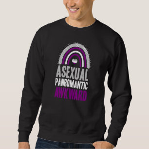 Asexual Panromantic Awkward Asexual Prix Bohemisch Sweatshirt