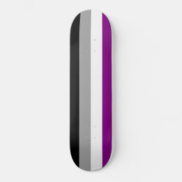 Asexual Pride Flag (Ace) (Asexuality) Skateboard